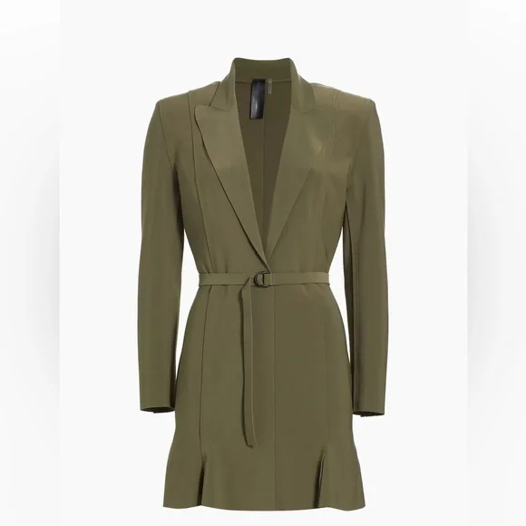 Norma Kamali
Belted Long-Sleeve Minidress NWOT COLOR MILITARY
Size small - Picture 1 of 7